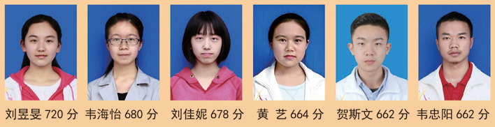 都匀一中2017高考600分名单